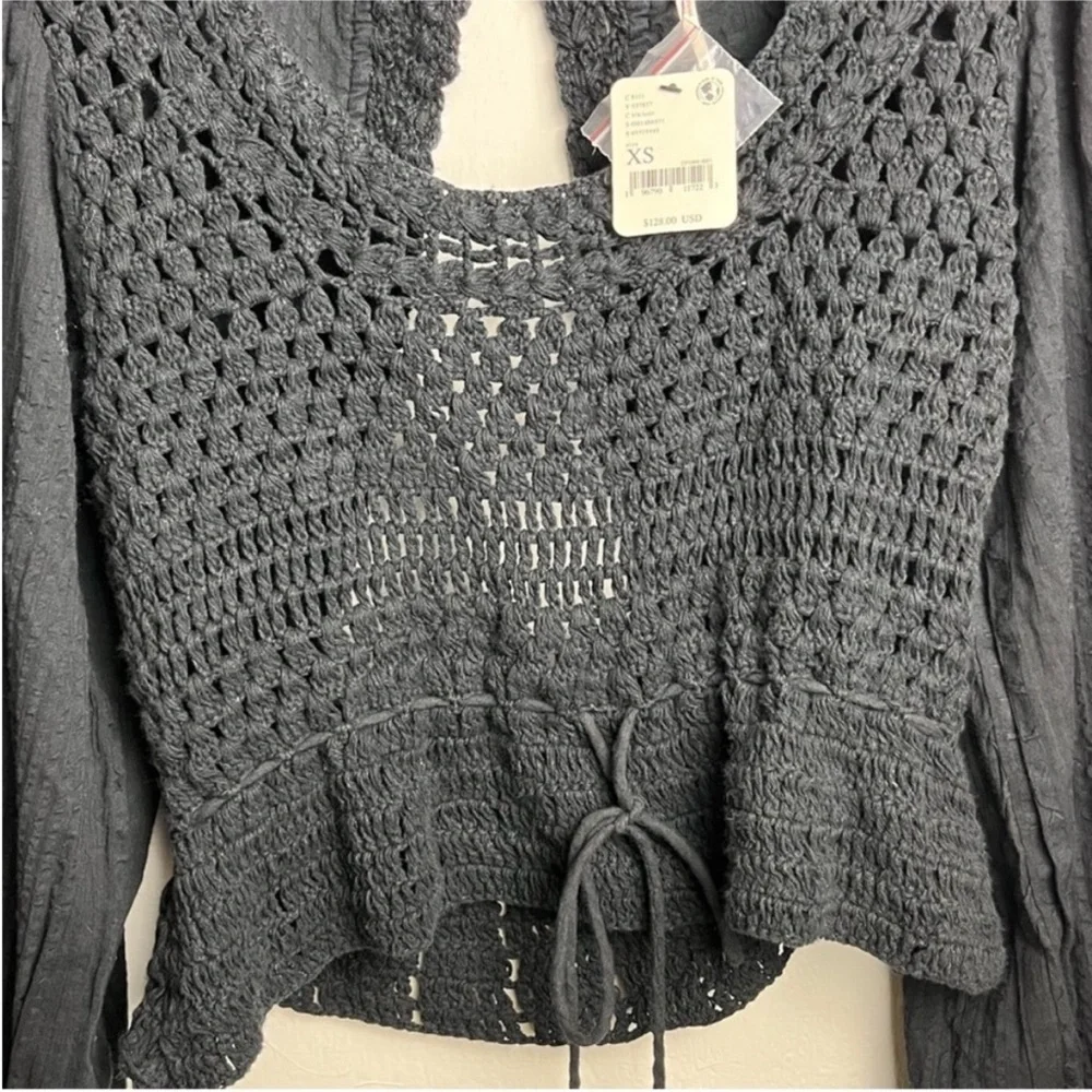 FREE PEOPLE Megan Crochet Top